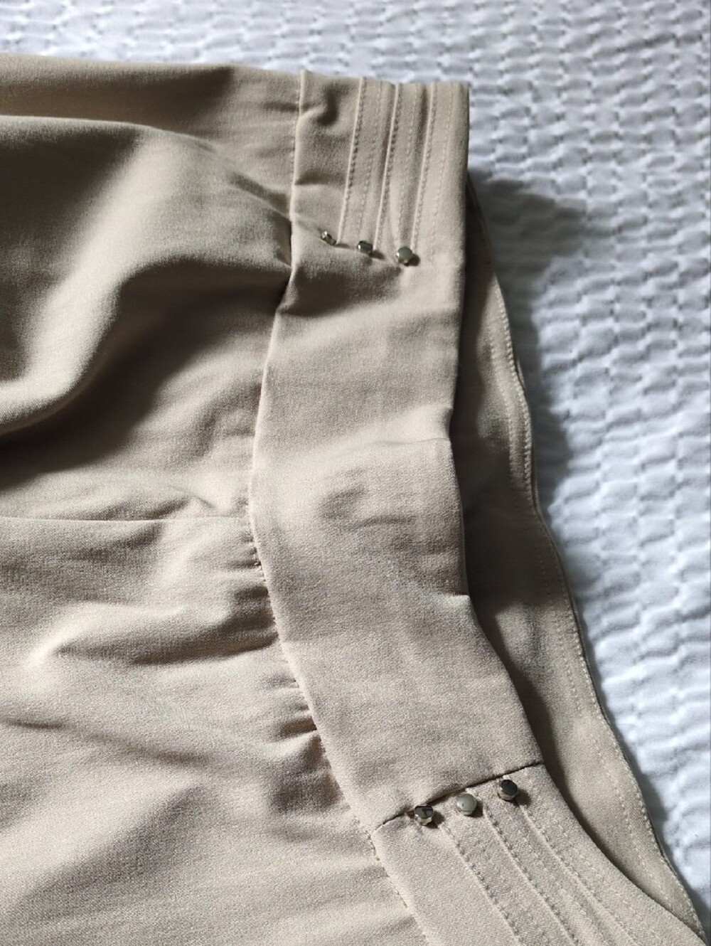 Tailored Women's Taupe Straight-Leg Trousers - Picture 7 of 7